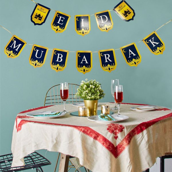 Eid Mubarak Paper Banner