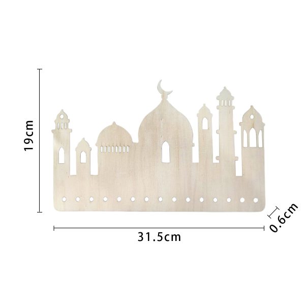 Ramadan Wooden Hanging Decoration